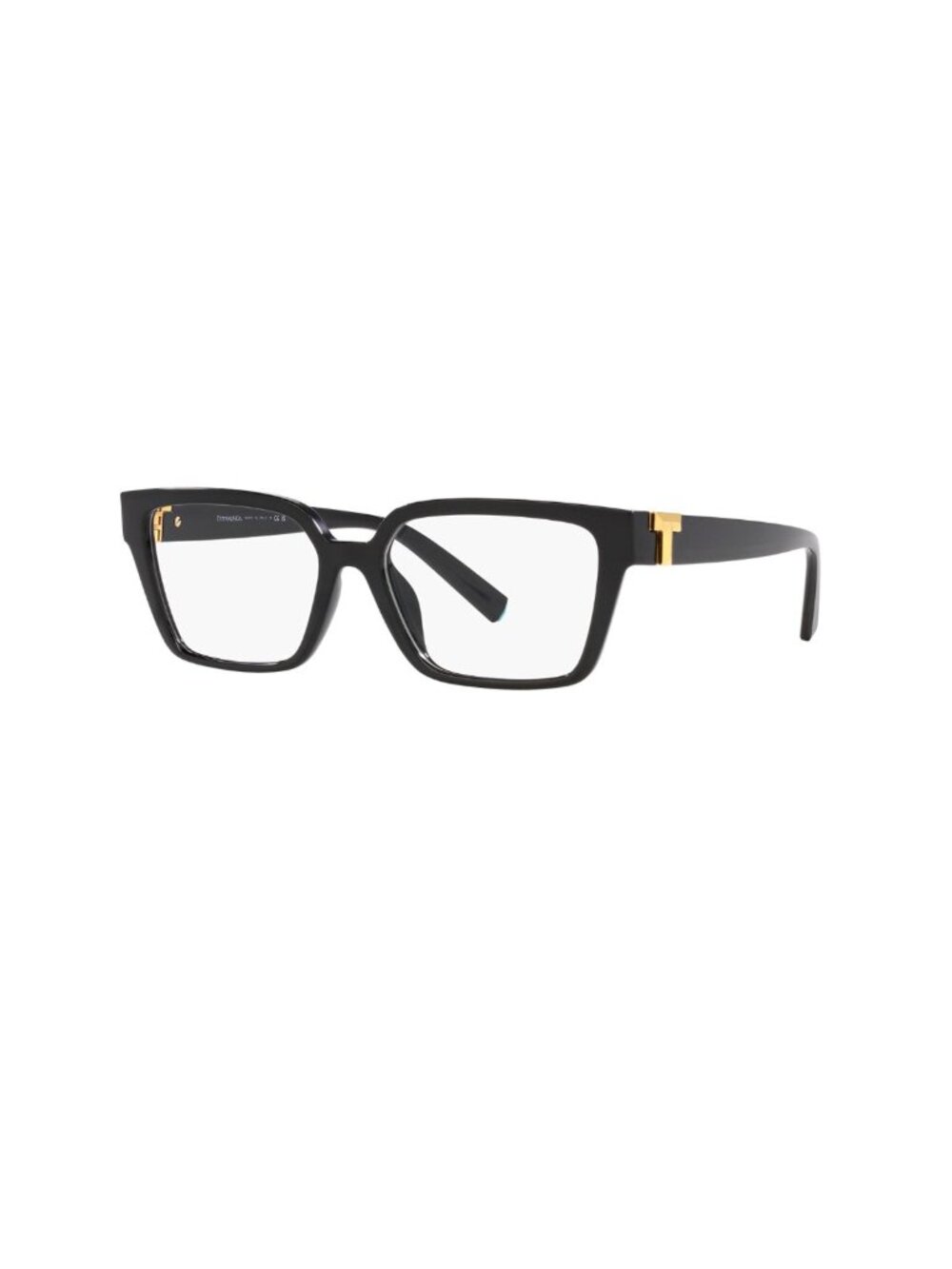 Tiffany Eyeglasses Glasses TF 2232U 8001 Gloss Black Gold Logo 55-16-140 w/case